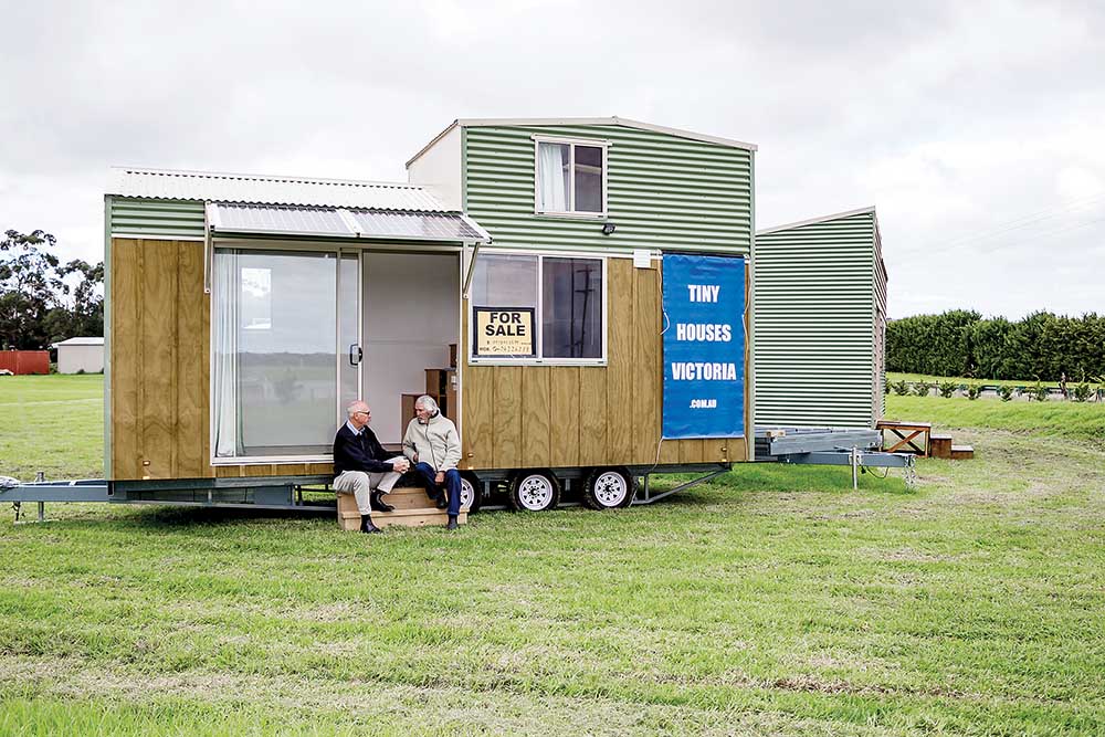 Wayne Iremonger and Russell Joseph talk Tiny Houses.